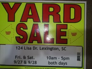 Come meet the folks over here as we setup for a church yard sale! We will have lots of good stuff such as commercial countertops, light fixtures, household items and more! Come see what we have and chat with our folks. Peruse the items, ask questions and as always, feel free to give us your prayer requests!